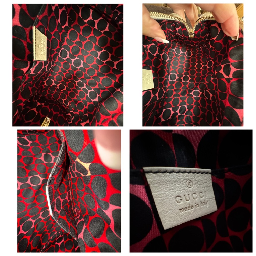 Gucci White Leather Duchessa Bag EUC!! - Picture 9 of 10